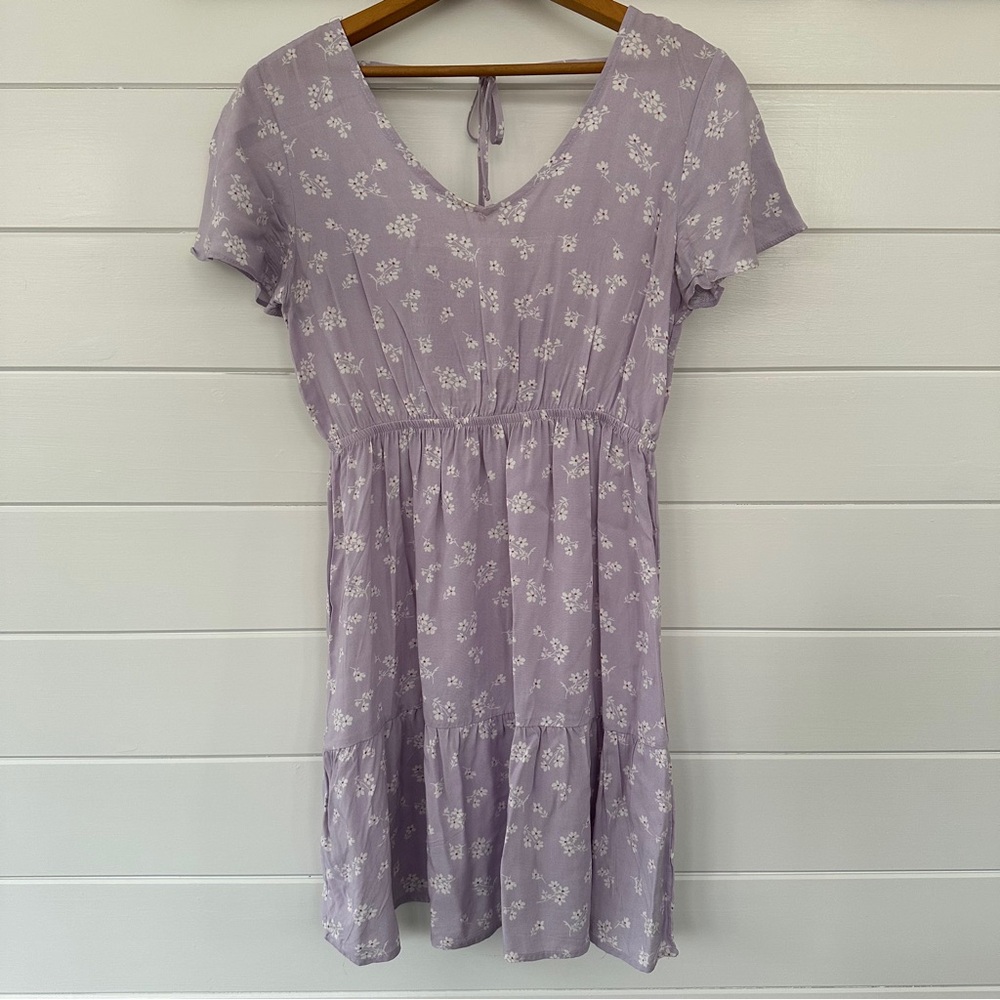 Floral Purple Dress